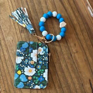 Floral Pattern ID Holder